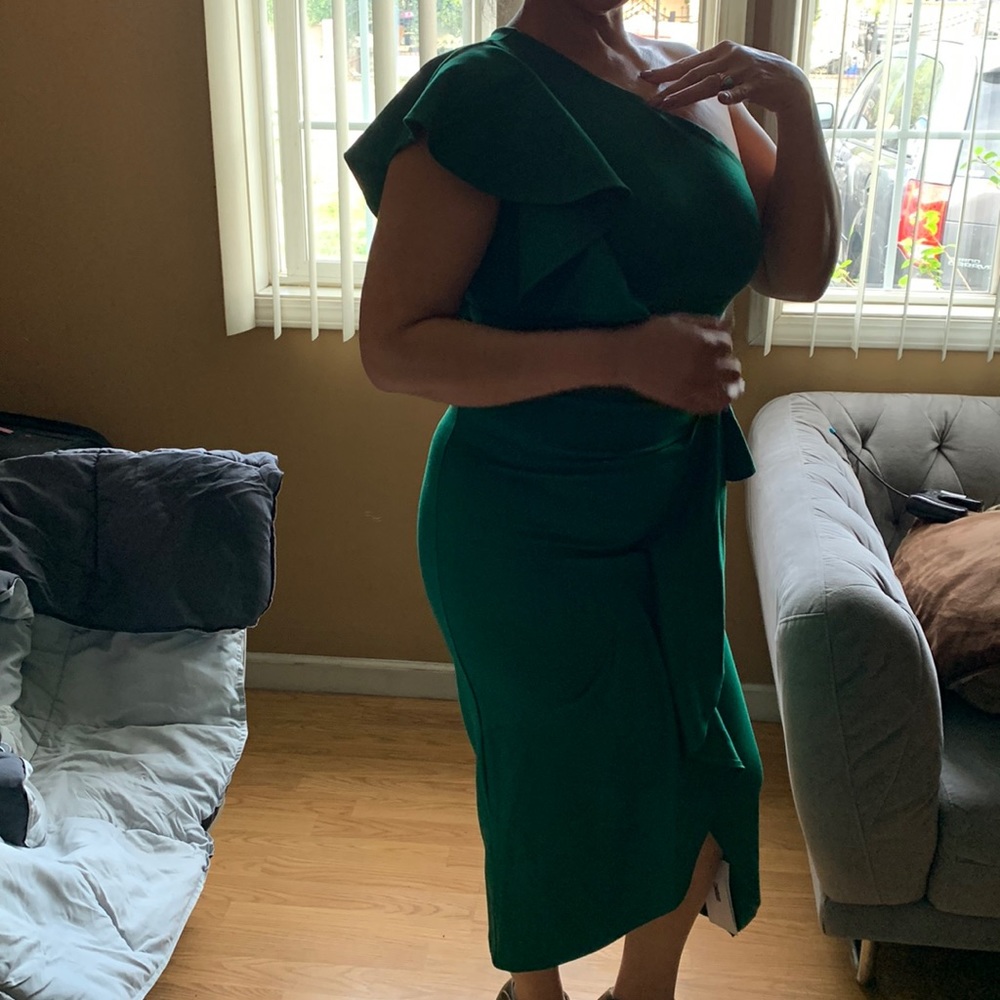 Green dress